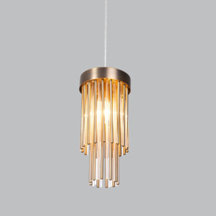 loyara Brushed Brass Pendant Ceiling Light
